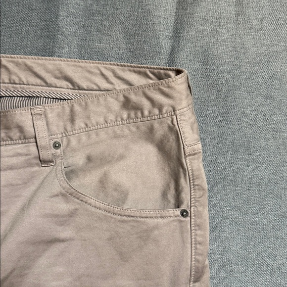UNTUCKit Taupe Men’s 38x32 Casual 5 pocket Cotton Pants - Picture 4 of 7